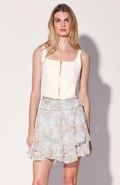 Walter Baker Cora Tiered Miniskirt In Multi