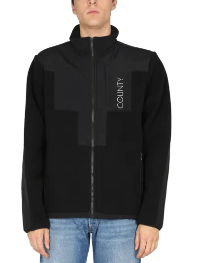 Marcelo Burlon County Of Milan Marcelo Burlon Giacca Track Cross Block In Black