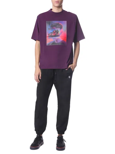 Marcelo Burlon County Of Milan Marcelo Burlon Jogging Pants In Black