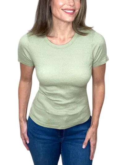 Michael Stars Lani Crew Neck Tee In Linden