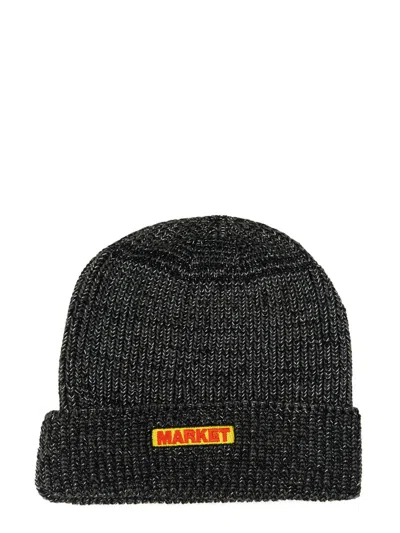 Market Cap With Logo In Black