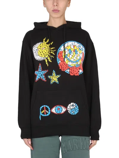 Market Hand Drawn Varsity Sweatshirt Unisex
