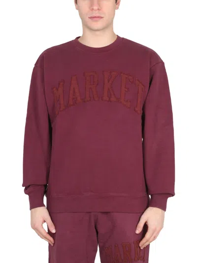 Market Vintage Wash Sweatshirt Cross-neck