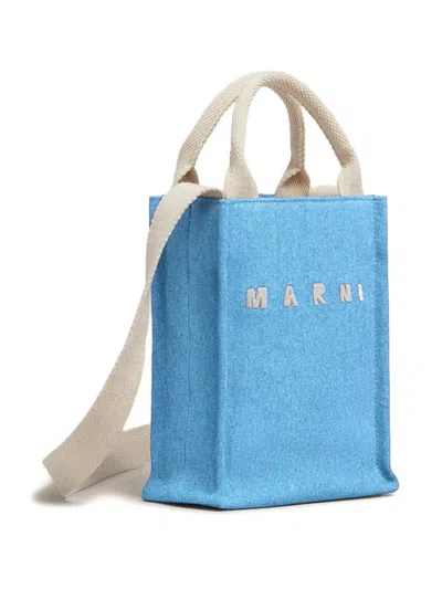 Marni Small Denim Tote Bag