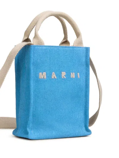 Marni Small Denim Tote Bag