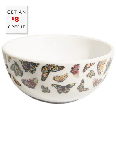 Elizabeth Sutton Home Butterflies Bowl With $8 Credit