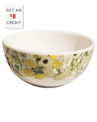 Elizabeth Sutton Home Floral Garden Bowl With $8 Credit