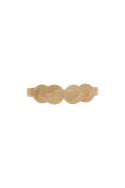 Figue Women's Love Knot Belt In Sunkissed Tan