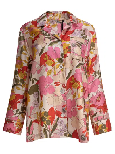 Max Mara S Silk Pink Shirt