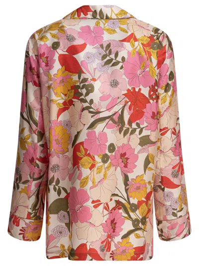 Max Mara S Silk Pink Shirt