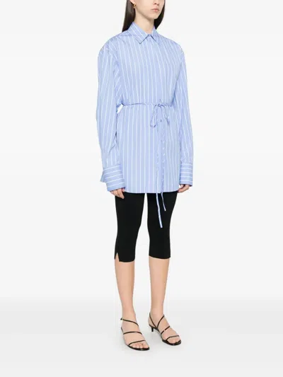 Sportmax Max Mara  Signature Shirt In Blue
