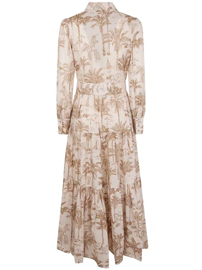 Mc2 Saint Barth Woman Toile De Jouy Cotton Dress Jensen