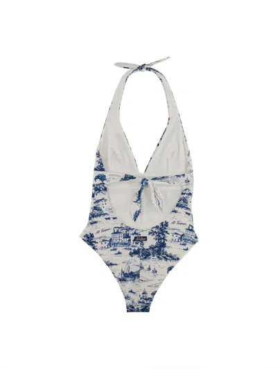 Mc2 Saint Barth Marylin Onepiece Swimsuit In Multi