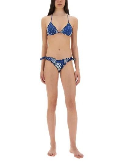 Mc2 Saint Barth Sarius Bikini Swimsuit In Blue