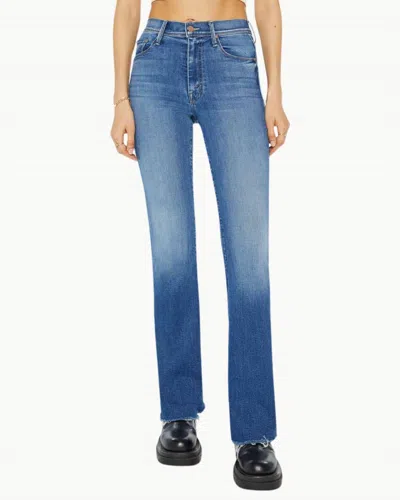Mother The Crusier Mid-rise Flared Leg Jeans In Hike, Hike, Baby