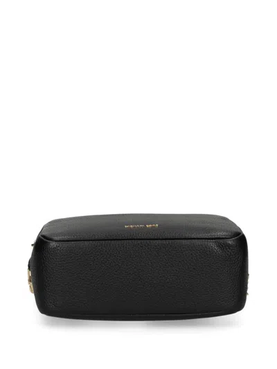 Michael Kors 'bryant' Black Shoulder Bag With Logo Lettering On The Front And Chain Shoulder Strap