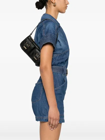 Michael Kors Black Leather Bags