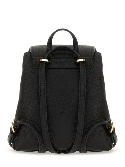 Michael Michael Kors Black Cow Leather Backpack