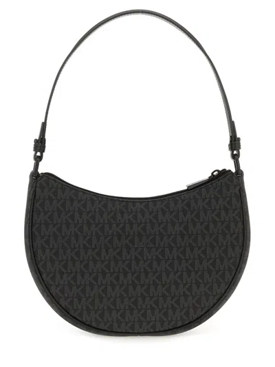 Michael Michael Kors Black Pvc Shoulder Bags