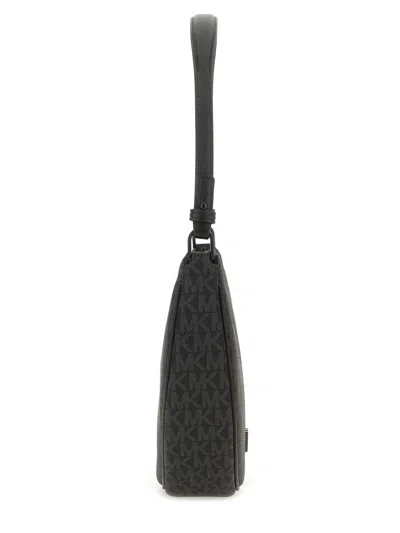 Michael Michael Kors Black Pvc Shoulder Bags