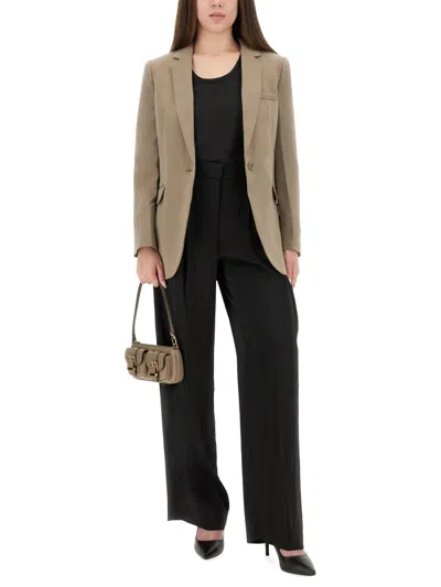 Michael Michael Kors Black Recycled Polyester Tops In Black