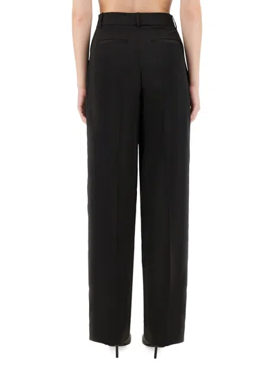 Michael Michael Kors Black Recycled Polyester Trousers In Black