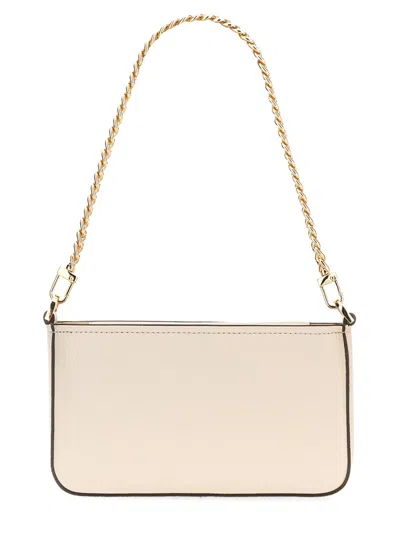 Michael Michael Kors Ivory Cow Leather Shoulder Bags
