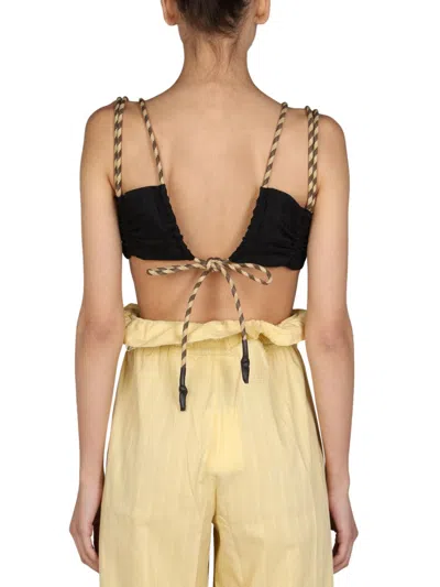 Miista Mara Top In Black