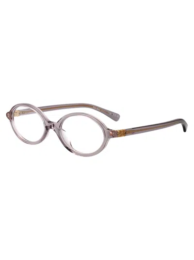 Miu Miu Malva Trasparente Acetate Glasses