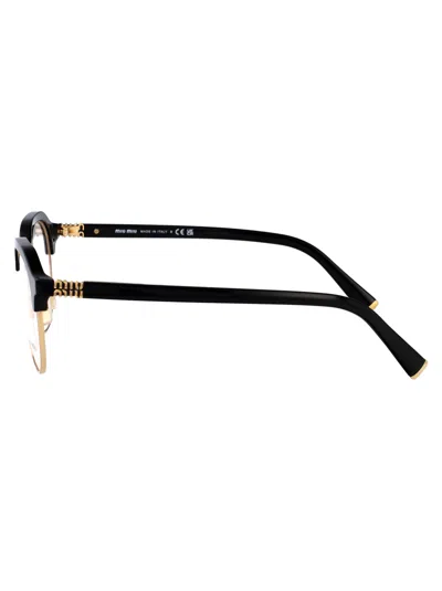 Miu Miu Nero Acetate Glasses In Multi
