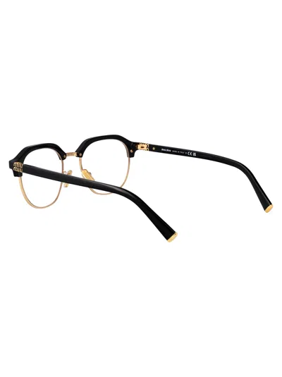 Miu Miu Nero Acetate Glasses In Multi