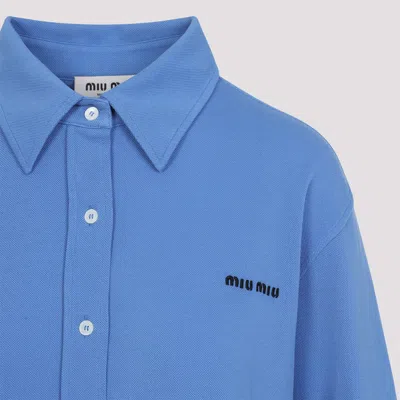Miu Miu Poplin Shirt Long Sleeves