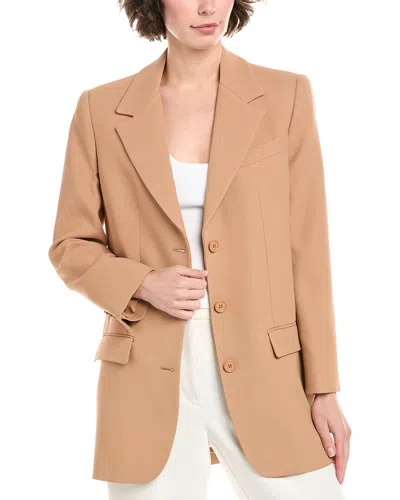 Michael Kors Collection Blazer In Orange