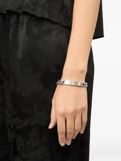 Mm6 Maison Margiela Silver Classic Chain Bracelet