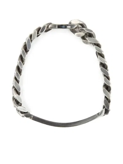 Mm6 Maison Margiela Silver Classic Chain Bracelet