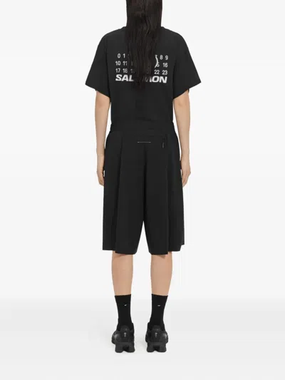 Mm6 Maison Margiela Sport Shorts In Black