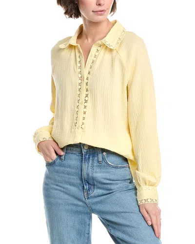 Nanette Lepore Lace Trim Shirt
