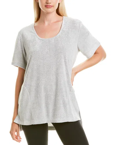 N Natori Terry Lounge Top In White