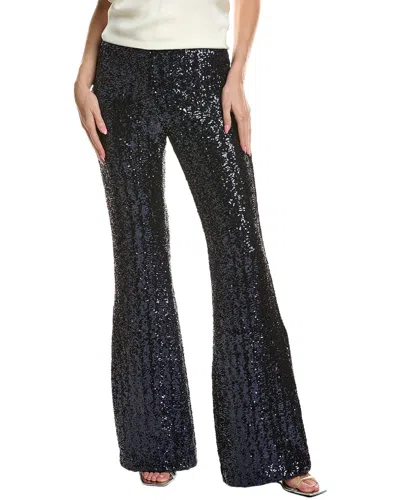 Michael Kors Collection Sequin Flare Pant In Black
