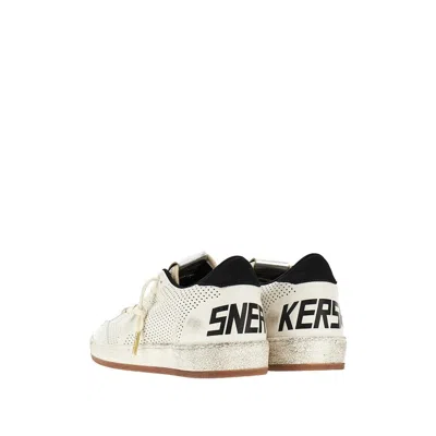 Golden Goose 'ballstar' Perforated Nappa Leather Sneakers