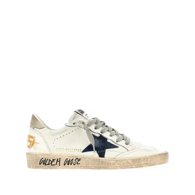 Golden Goose Distressed Low-top Sneakers With Star Detail And Vintage Aesthetic