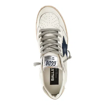 Golden Goose Distressed Low-top Sneakers With Star Detail And Vintage Aesthetic