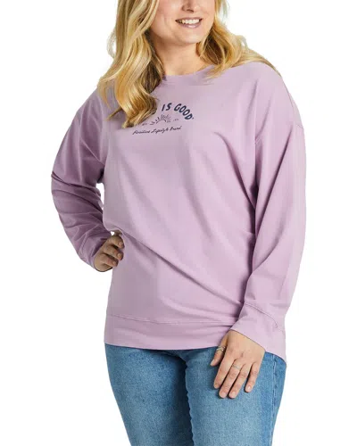 Life Is Good Flex Crew T-shirt In Blue