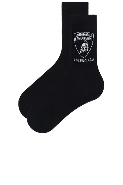 Balenciaga Cotton-blend Nano Bb Socks In Multi