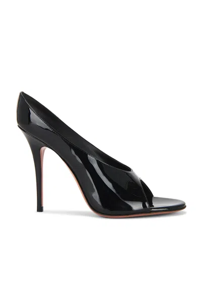 Amina Muaddi Anok Slipper 105 Patent Black 105 Mm Sm