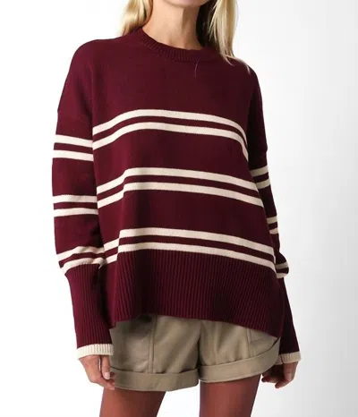 Olivaceous Bougee Sweater In Red