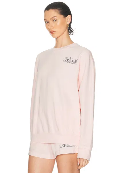 Sporty And Rich Health Script Crewneck Sweatshirt