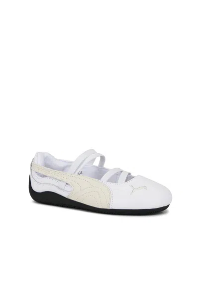 Puma Speedcat Ballet Leather Sneaker In White