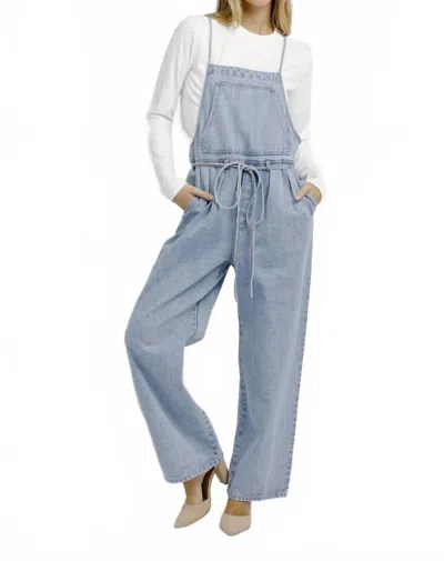 Storia Spencer Denim Jumpsuit In Blue