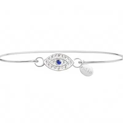 Stia Women's Pave Icon Evil Eye Bracelets In Silver